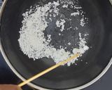 A picture of step 2 of Dalgona candy.