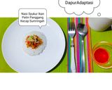 Foto langkah ke 6 dari resep Nasi Syukur Ikan Patin Panggang Kecap Sumringah 🤍🙏🏻👍🏻.