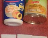 Foto del paso 1 de la receta: Gelatina de yogurt de durazno