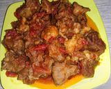 Foto langkah ke 5 dari resep Oseng-oseng Mercon Iga Sapi.