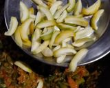 A picture of step 5 of Bhindi Keri masala ♥️.