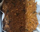 A picture of step 6 of Eggless Christmas cake.