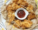 Foto del passaggio 5 della ricetta Bocconcini di pollo con corn flakes