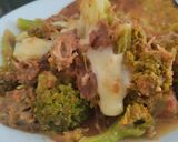 Foto del paso 8 de la receta: Brócoli con carne desmechada en salsa de tomate🥦🍅🥩🍚🍱🍛
