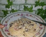 Foto langkah ke 9 dari resep Spaghetti Carbonara with fiber creame.