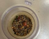 A picture of step 4 of Sambar powder - store it in jar.