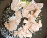 A picture of step 3 of My Garlic Chicken, Prawn, squid & fried Rice. 😀.