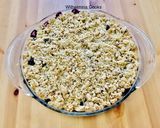 A picture of step 3 of Blueberry Crumble.