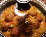 Foto del paso 15 de la receta Albóndigas en salsa de berenjenas y cebollas