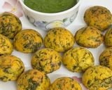 A picture of step 15 of Crispy Methi Gota in Appe Pan | No Deep Fry Gujarati Snack.