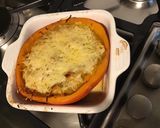 Une image de l'étape 16 de Courge du Sénégal gratinée au four.