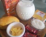 A picture of step 1 of Candi Mango delight.