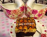 Hình bước làm 12 của món Almond Cream cheese Brownies