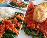 Foto langkah ke 6 dari resep Masak murah, semua nambah!! tips kangkung renyah Sudah di masak!!.