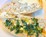 Hình bước làm 3 của món Món ăn vặt: Bánh mì bơ hành tuổi thơ