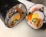 A picture of step 9 of Japanese Big Sushi Roll.