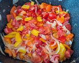 Egyszerű tojásos lecsó virslivel recept fázis 1 fotója