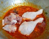 A picture of step 4 of Chicken biryani.