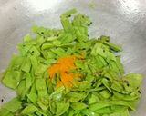 A picture of step 2 of Bottle gourd peels fry.