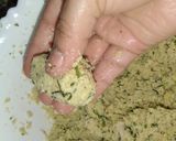 A picture of step 3 of Crispy falafel.