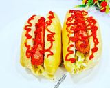 A picture of step 1 of Hot dog buns.