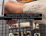 Gambar langkah 6 resipi Oreo Cookies.