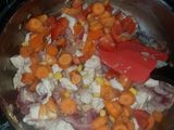 Creamy chicken sherperds pie