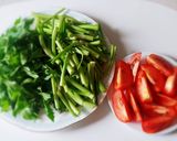 Hình bước làm 2 của món Cá LÓC xào rau cần nước