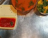 A picture of step 10 of South Indian platter.