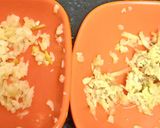 A picture of step 1 of English Jacket Potato Bar with Indian flavours.
