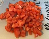 Une image de l'étape 5 de Salade de chou fleur aux tomates, oignon rouge et herbes aromatiques (sauce au fromage blanc).