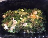 Une image de l'étape 7 de Truites aux oignons nouveaux,pignons de pin et citron confit.