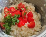 Foto do passo 6 de Risoto de bacalhau e tomates cereja