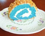 Foto langkah ke 9 dari resep Blue Velvet Roll Cake / Bolu Gulung Blue Velvet.