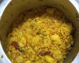 A picture of step 6 of Masala Bhaji Pulao.