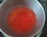 A picture of step 6 of Mango flavour fruit and jelly custard.