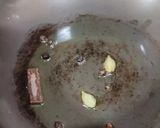 A picture of step 1 of Kashmiri Zarda Pulao/ Sweet Saffron Rice.
