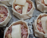Foto del paso 2 de la receta: Canastitas de jamón y queso 🧀