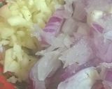 Hình bước làm 1 của món Ram cuốn ngũ vị
