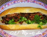 Hình bước làm 2 của món Bánh mì thịt nướng