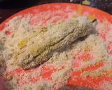 A picture of step 4 of Crispy Eggplant Fries | Baingan Phula Bhaja | Eggplant Flower Fry.