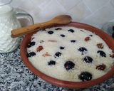 A picture of step 3 of Mesfouf with Grapes.