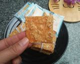 Hình bước làm 7 của món Bánh ngói mè trắng yến mạch