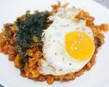 A picture of step 8 of Korean Kimchi Fried Rice (Easy).