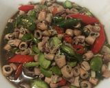 Foto langkah ke 7 dari resep Cumi asin pete.