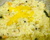 A picture of step 6 of Ven Pongal.