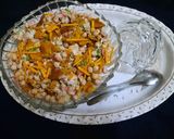 A picture of step 3 of Nimko chana chaat.