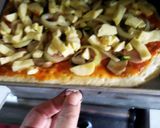 Foto langkah ke 6 dari resep Pizza Jamur.