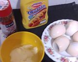 A picture of step 1 of Deviled Eggs.