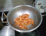 A picture of step 10 of Chicken tikka pizza in lock down (karahi baking).